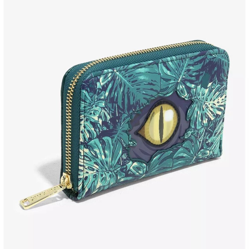 Loungefly Universal Jurassic World Zip Around Wallet NWT - Picture 2 of 5